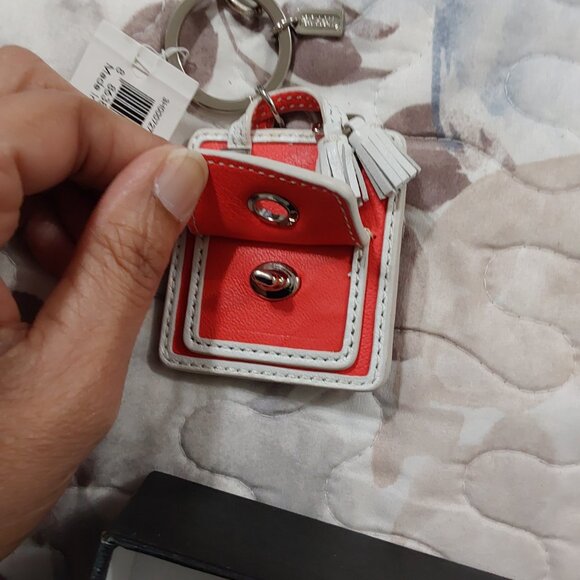 **BUNDLE FOR @sandinsun **NWT/NIB Coach Legacy Mini Bag Charm  Key Fob - Picture 5 of 8
